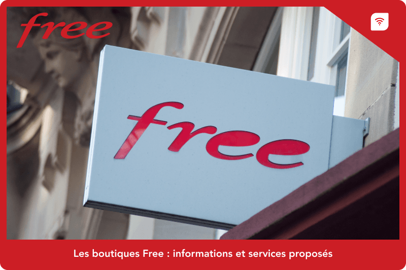Les boutiques Free : informations et services proposés