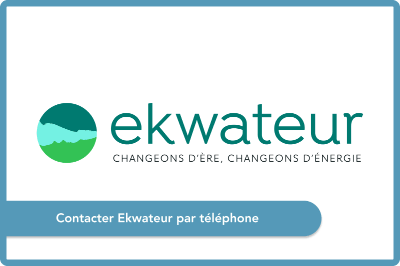 Contacter Ekwateur par téléphone